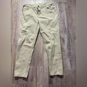 Sonoma Tan Chinos Straight Leg Cotton-Blend casual